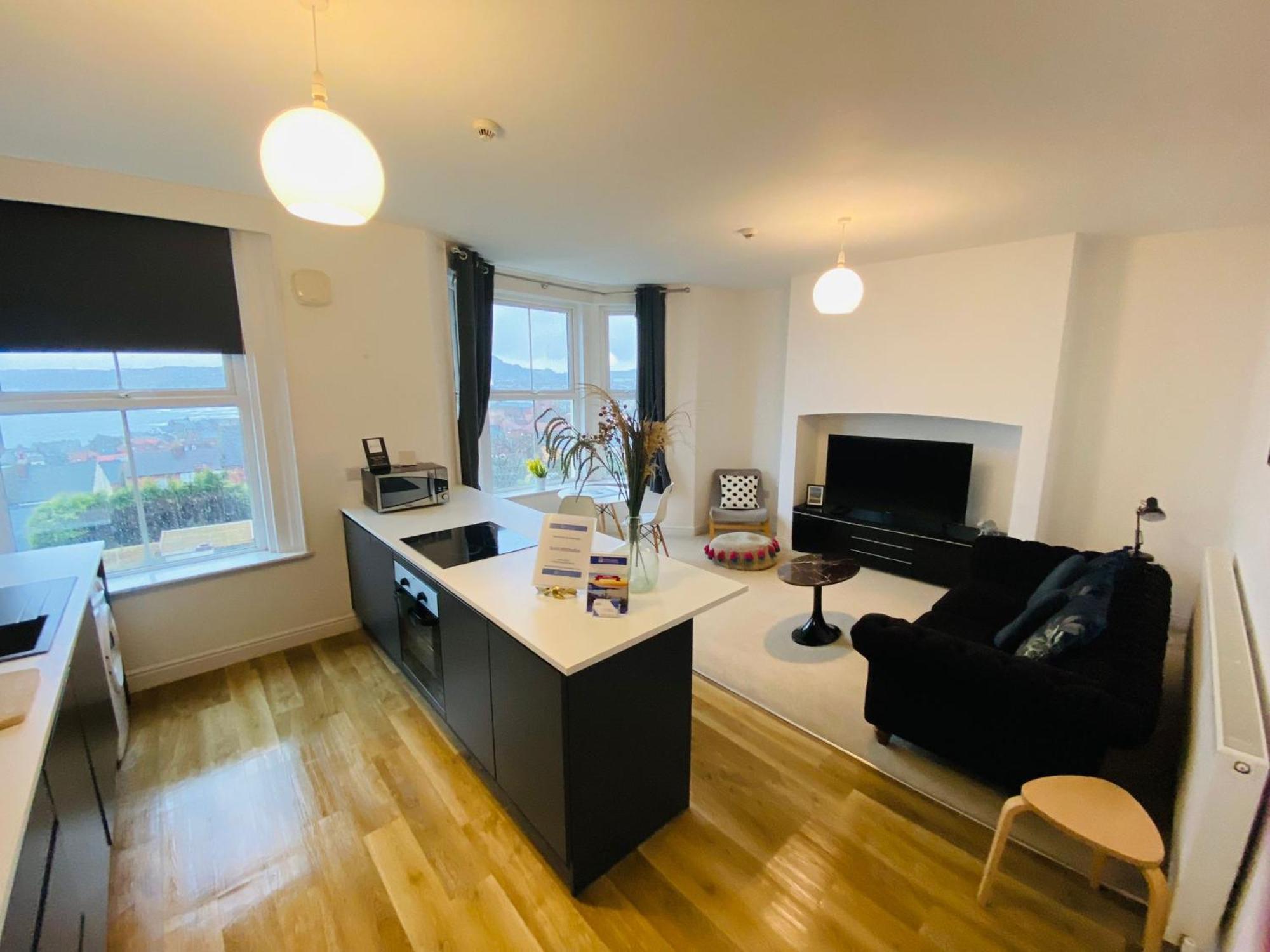 Seascape Scarborough Stunning Seaview Holiday Home Apartment 外观 照片